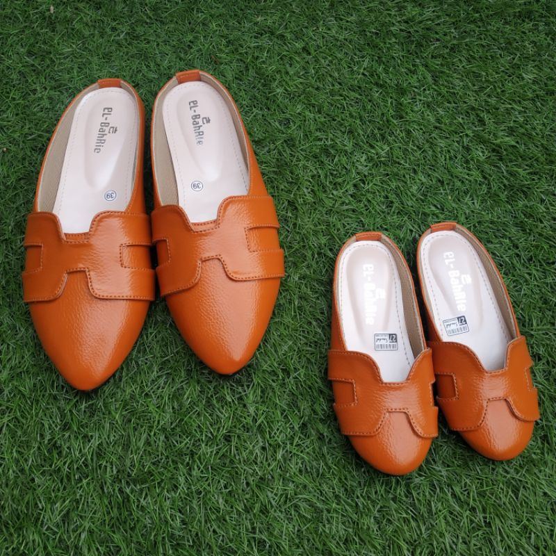 Jual FLAT SHOES COUPLE IBU DAN ANAK /MULES COUPLE IBU DAN ANAK/ SEPATU