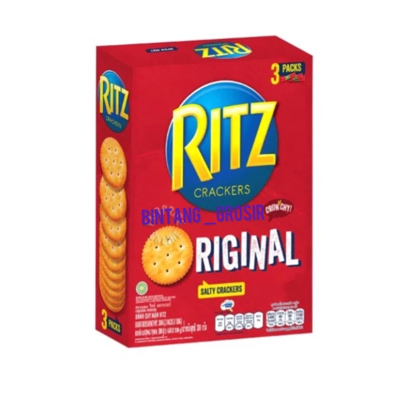 Jual Ritz Cracker Original 300g / Ritz Biskuit Original Untuk Camilan Anak dan Dewasa Shopee