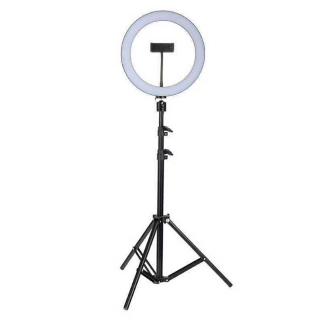 Jual Tripod Ring Light 26Cm Ringlight Makeup Lampu Cincin Dimmable Shopee Indonesia