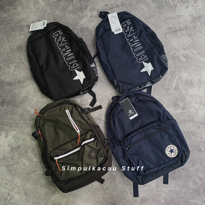 Jual tas converse backpack straight edge & Go 2 backpack original