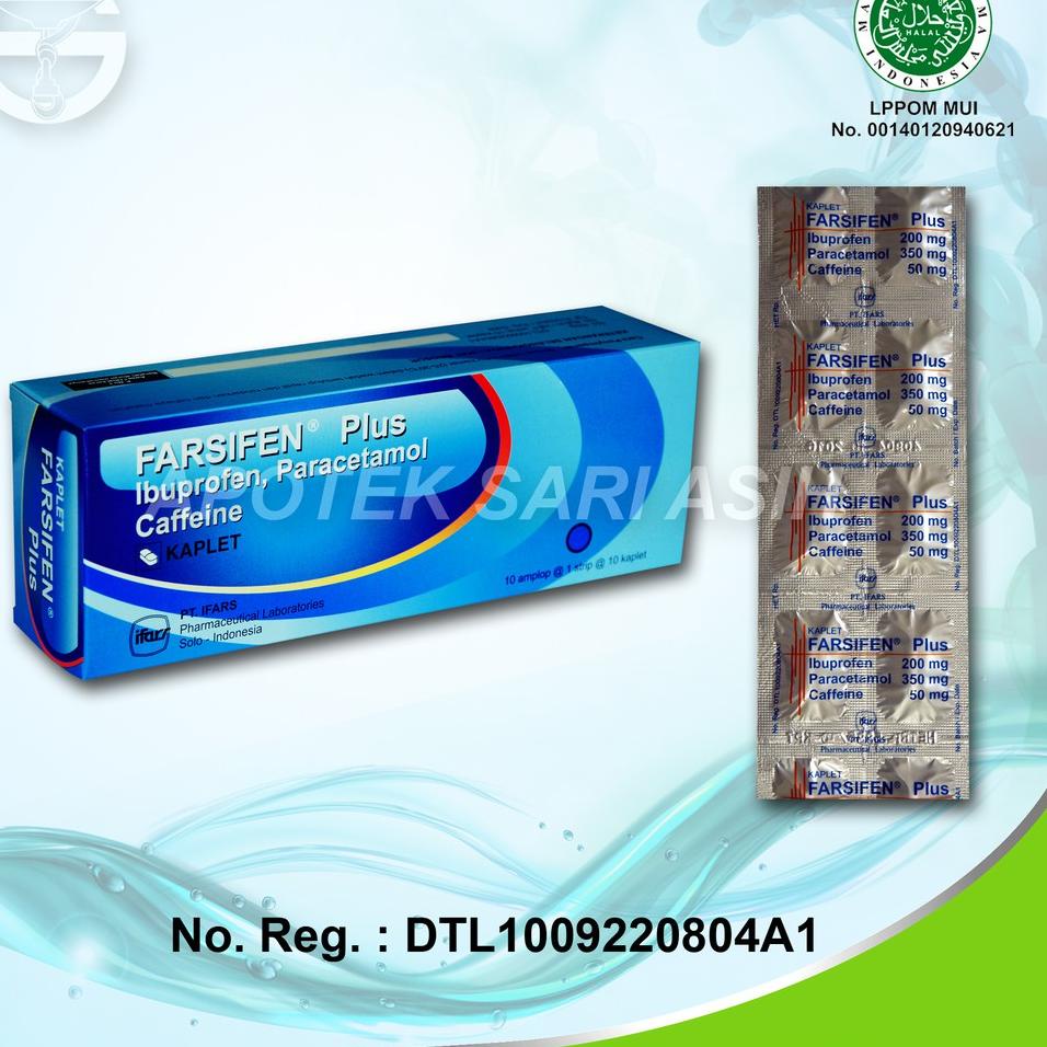 Jual Original FARSIFEN PLUS Kaplet Ifars STRIP isi 10 Ibuprofen