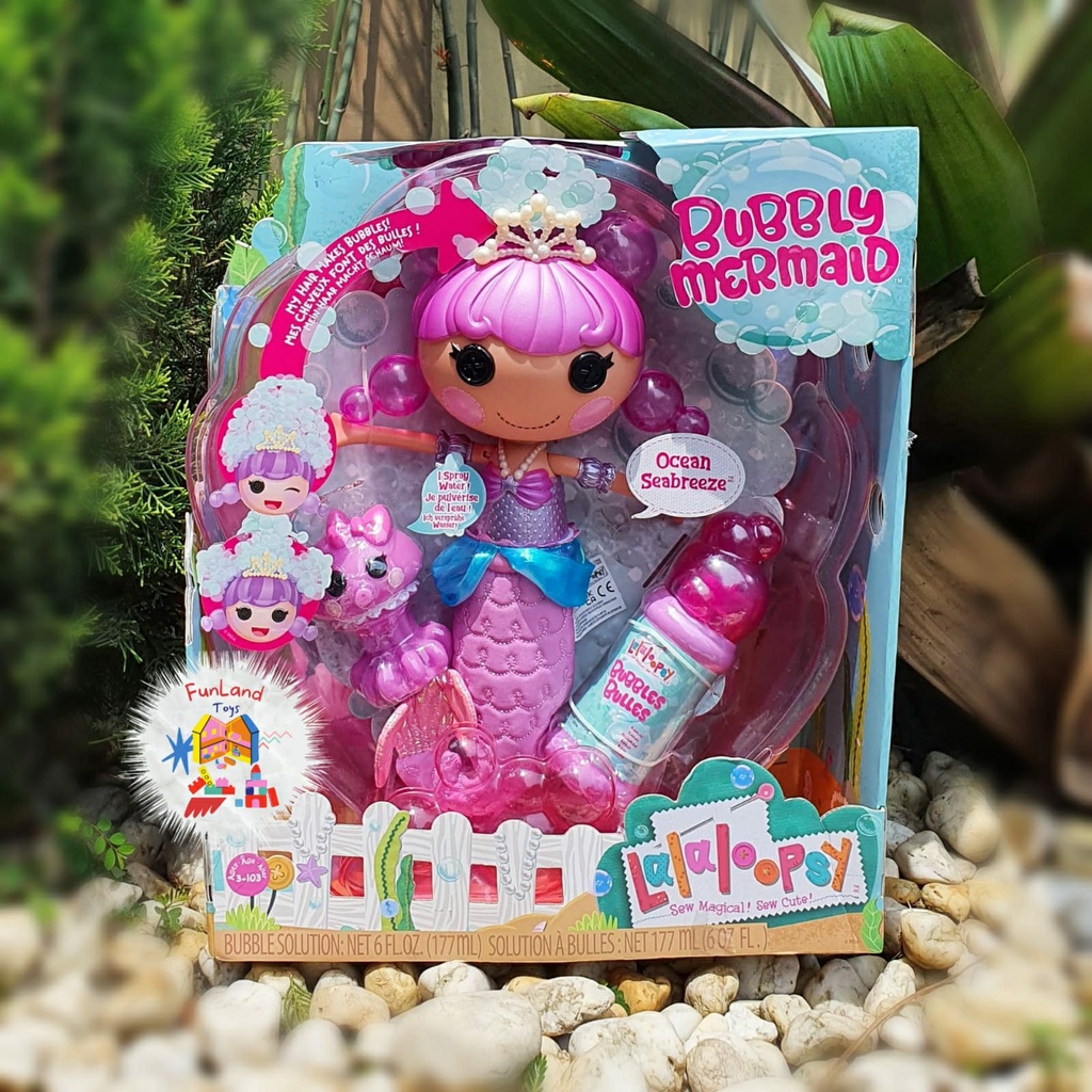 Jual Lalaloopsy Bubbly Mermaid Doll Ocean Seabreeze & Pet Jellyfish