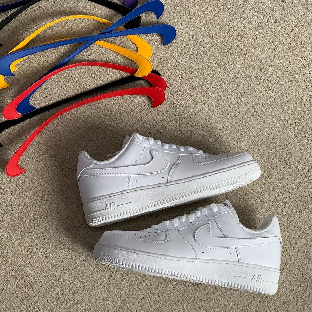 Jual Air Force 1 Velcro White "Swoosh Pack" (100 Original) Shopee