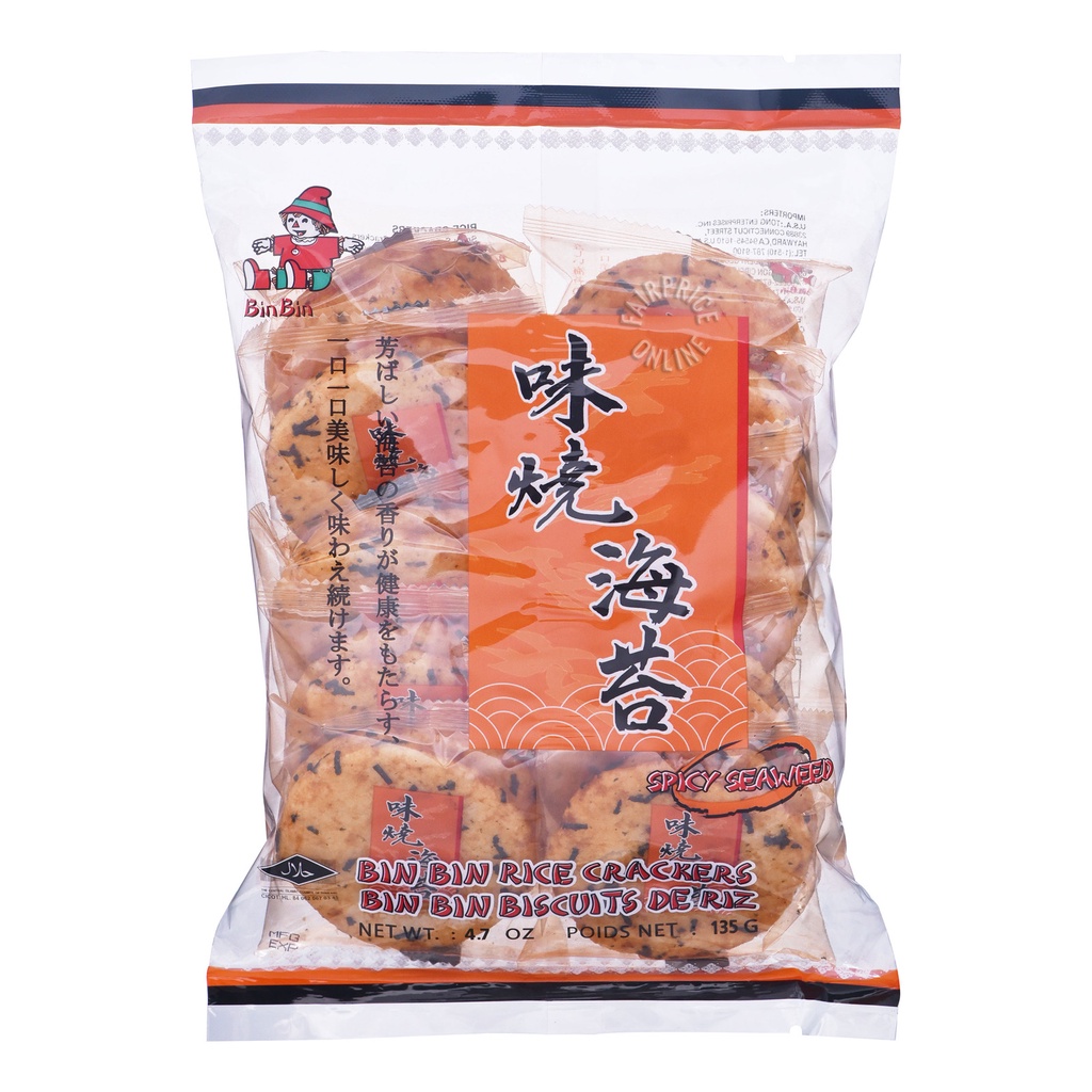 Jual [HALAL] Bin Bin Rice Crackers Original / Seaweed / Spicy Seaweed