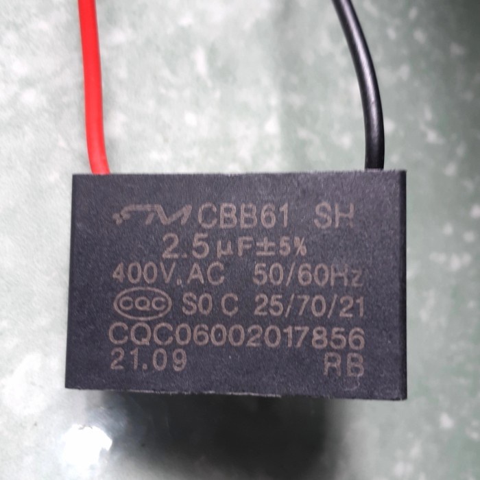 Jual kapasitor kipas angin 2,5 uF / capasitor 2,5 mikro Shopee Indonesia