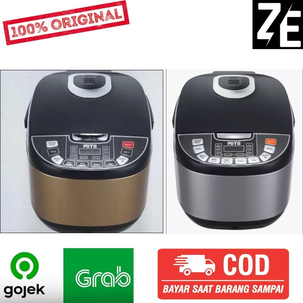 Jual Ricecooker Mito 8 in 1 R5 Plus R5+ Rice Cooker Digital Shopee