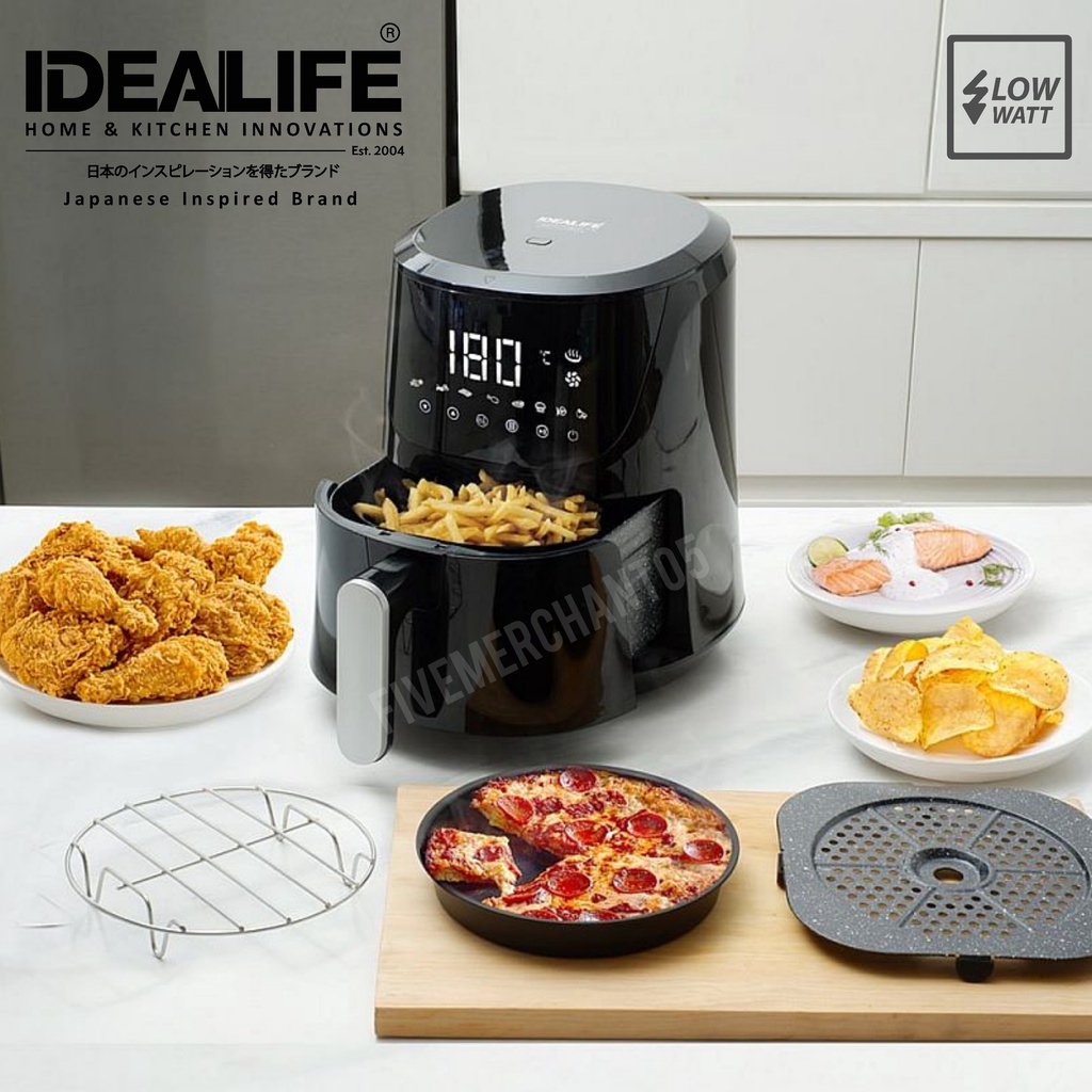 Jual Air Fryer Idealife IL200 Low Watt Airfryer Penggoreng Tanpa