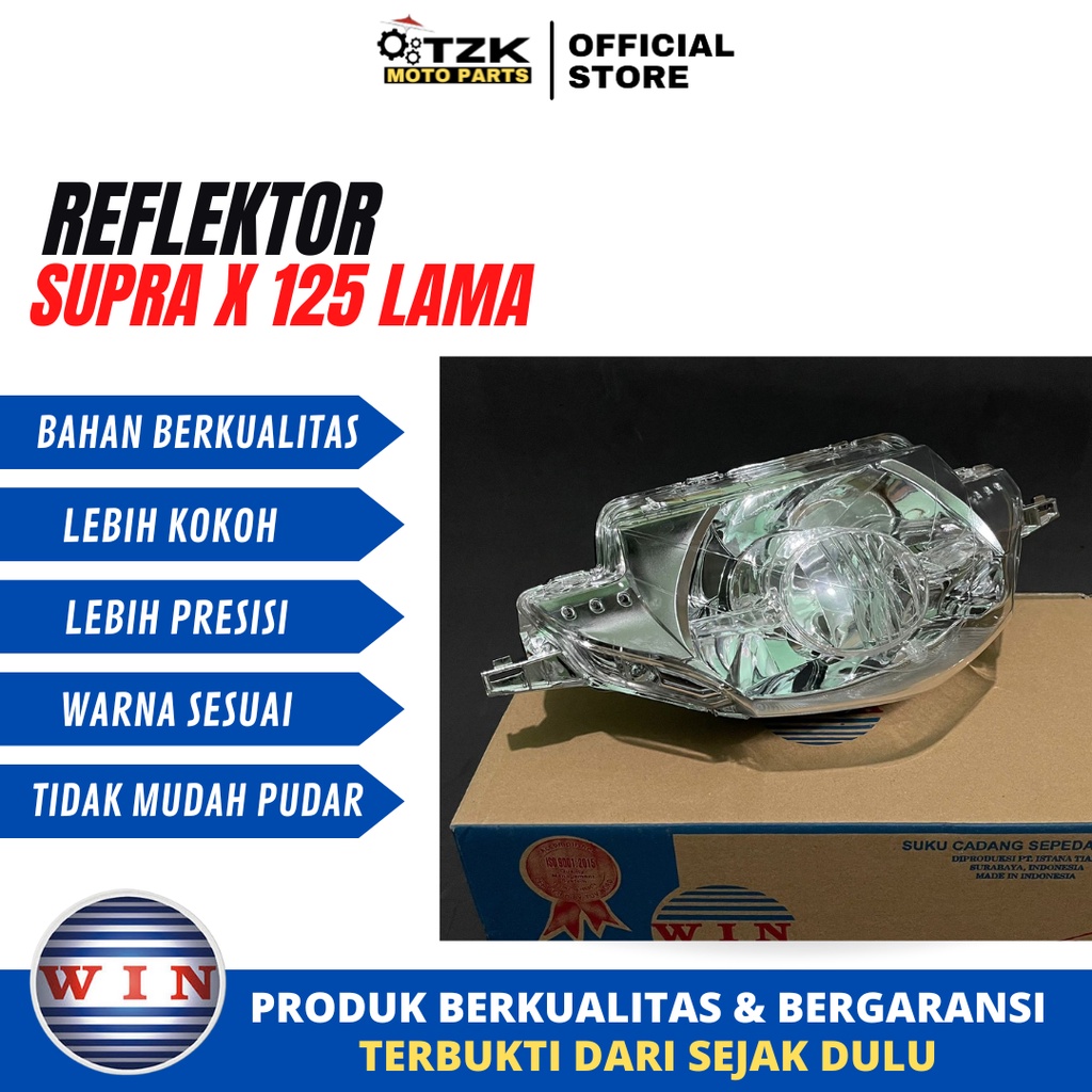 Jual Headlamp Reflektor Lampu Depan Honda Supra X 125 Lama Shopee Indonesia