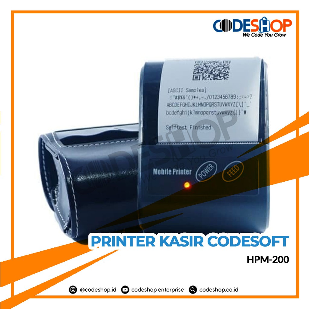 Jual Mini Printer Bluetooth Kasir Merk Codesoft HPM200 ( Cetak Struk
