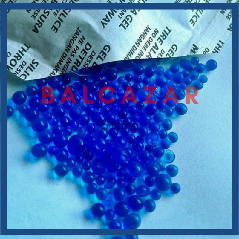 Jual Silica Gel Blue 100 gram anti lembab jamur kamera anti silika