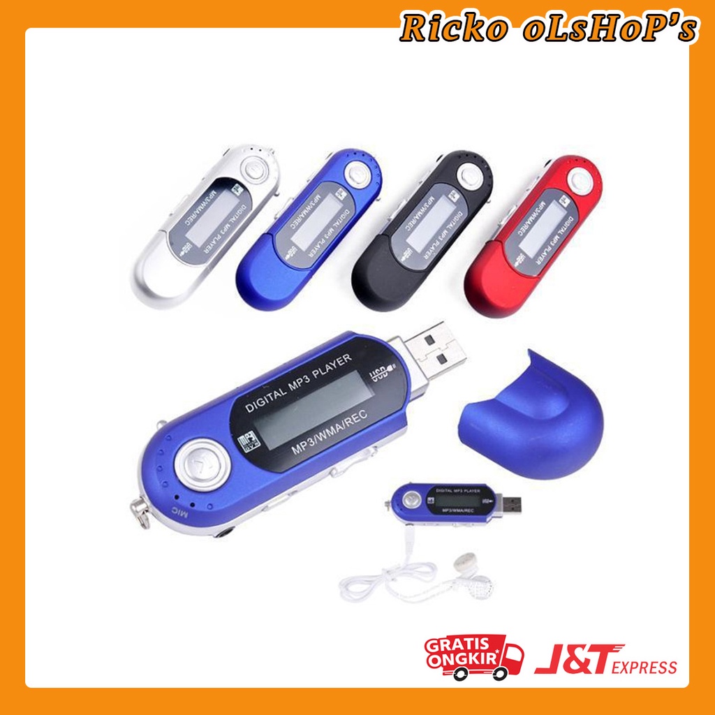 Jual MP3 / MP3 Player / MP3 Mini Dengan LCD Screen / Bisa FM Radio