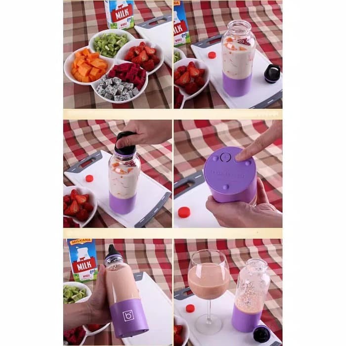 Jual Blender Juicer Portable BINGO Pembuat Jus Praktis 500ml JUICER