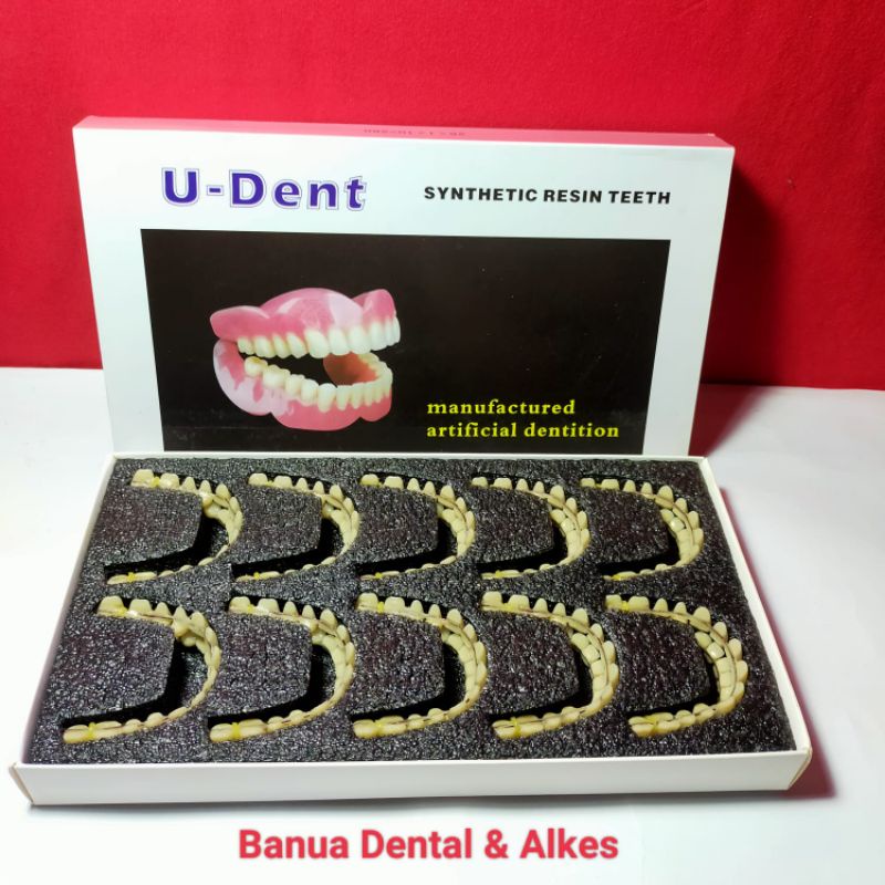 Jual Gigi UDent Udent fullset + kawat adalah bahan untuk membuat gigi