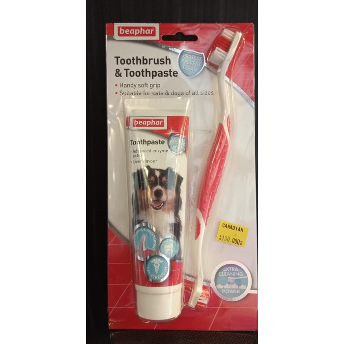Jual Beaphar 15303 Toothbrush Toothpaste Combipack Shopee Indonesia