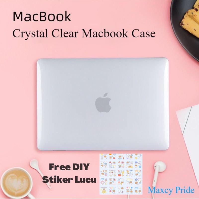 Jual Case Macbook Air M2 M1 Pro Retina Crystal Clear / Bening