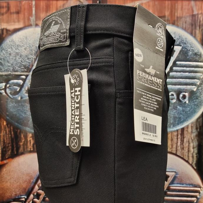 Jual LEA JEANS PERMANENT PRESS HITAM ORIGINAL Shopee Indonesia