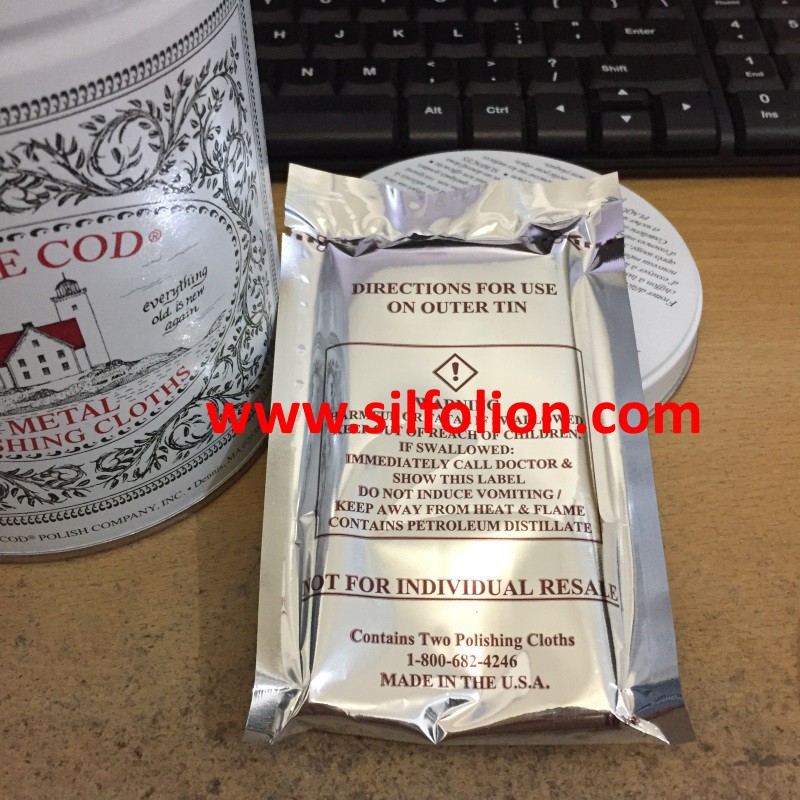 Jual CAPE COD Metal Polishing Kain Pembersih Goresan Foil Pouch Ori USA