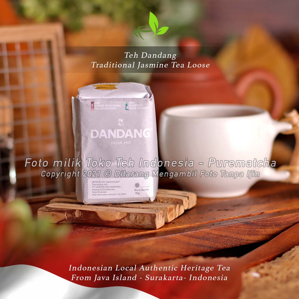 Jual Teh Indonesia Teh DANDANG PUTIH 1pcs 35gr Teh Tubruk Asli