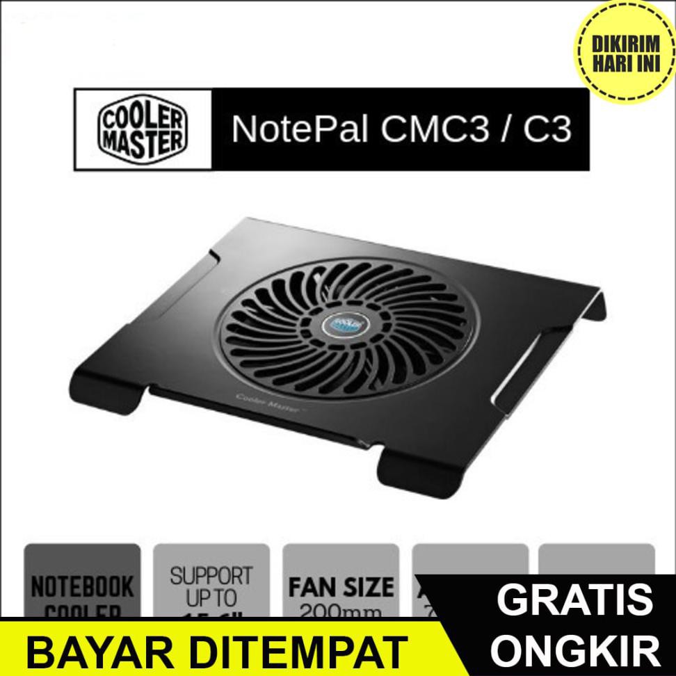 Jual (BAYAR DITEMPAT) JB5729 COOLING PAD COOLER MASTER NOTEPAL CMC3