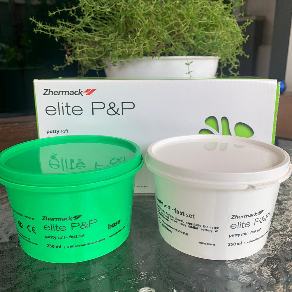 Jual Putty Zhermack Elite P&P ( Bahan Cetak Gigi Elastomer Heavy Body ) Shopee Indonesia