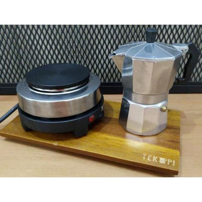 Jual Kompor Listrik Mini 500W Electric Cooking Plate Stove Moka Pot Yq