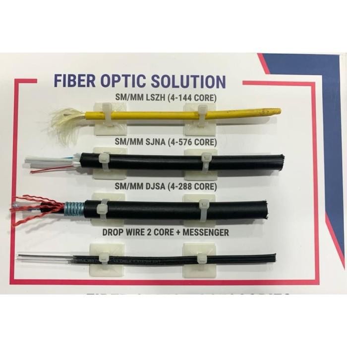 Jual LS FIBER OPTIC CABLE 8 CORE SM LSZH Singlemode Indoor Distribution