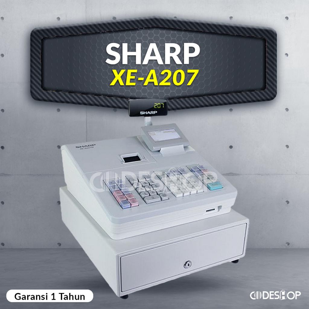 Jual Mesin Kasir SHARP XEA207W / XE A207 White Cash Register All In