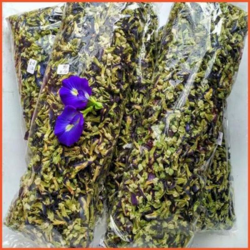 Jual Bunga Telang Kering Super 1KG Shopee Indonesia