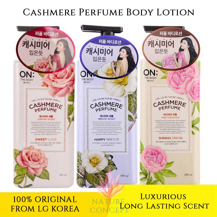 Jual LG ON THE BODY Cashmere Perfume Body Lotion 100 Asli Korea wangi