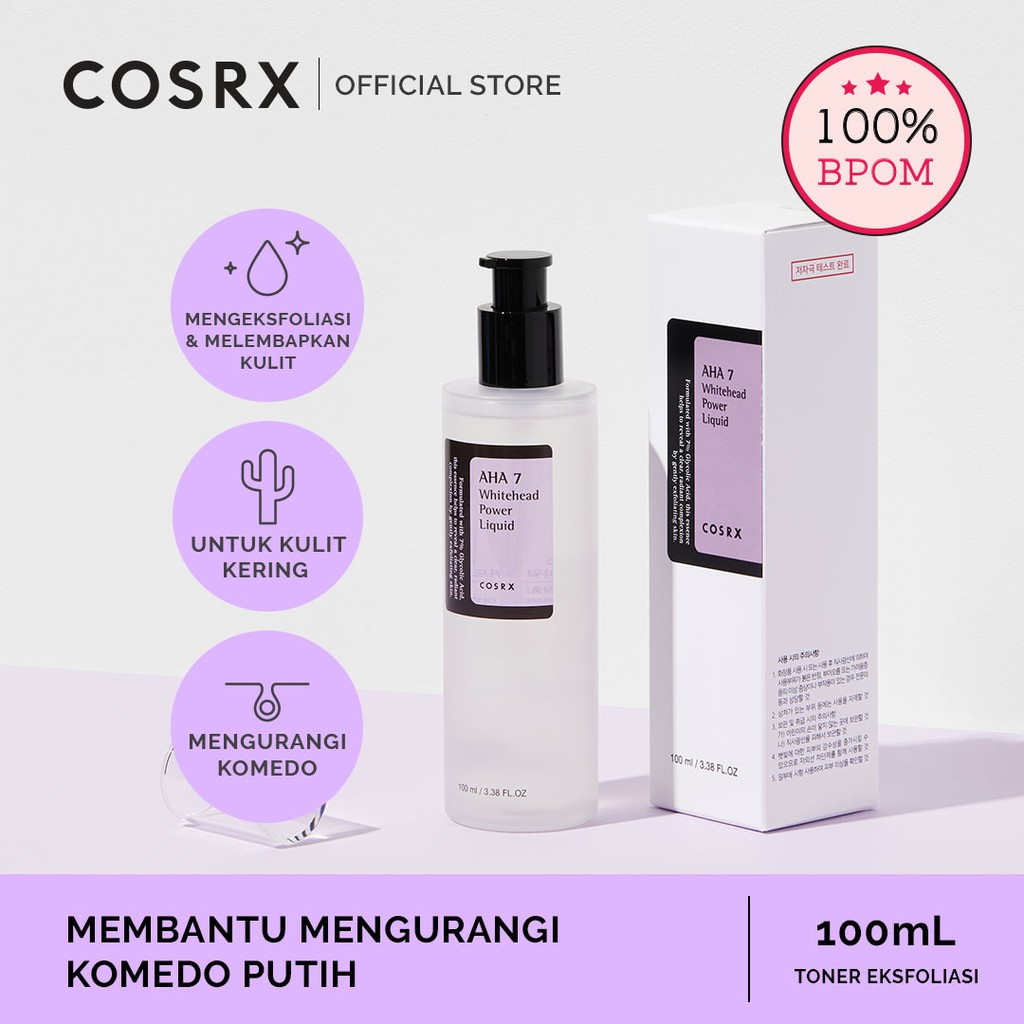 Jual COSRX AHA 7 Whitehead Power Liquid Skin Care 100 ML (Esens untuk