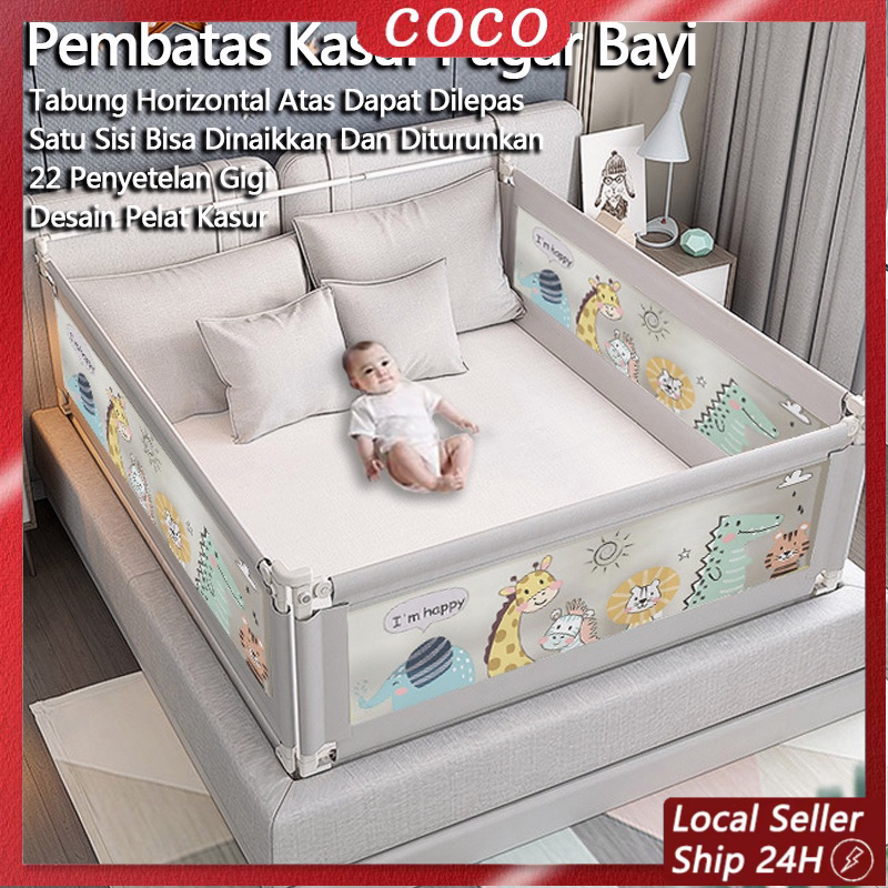 Jual Baby Bedrail Bed Guard Rail Pagar Bayi Anak Pengaman kasur bayi