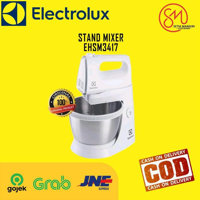Jual ELECTROLUX Stand Mixer EHSM3417 3,5 Liter 450 Watt EHSM 3417