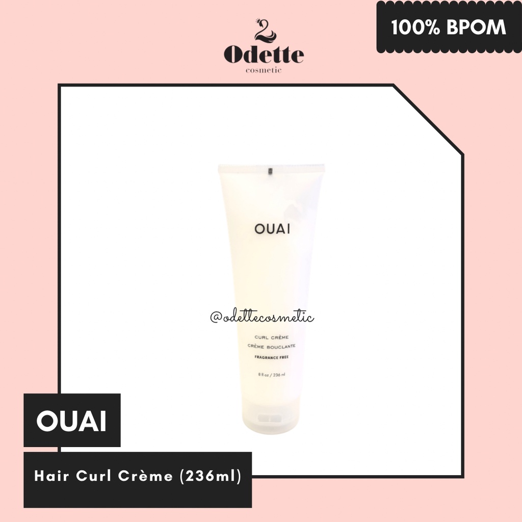 Jual ODETTE COSMETIC OUAI Hair Curl Creme Fragrance Free (236ml
