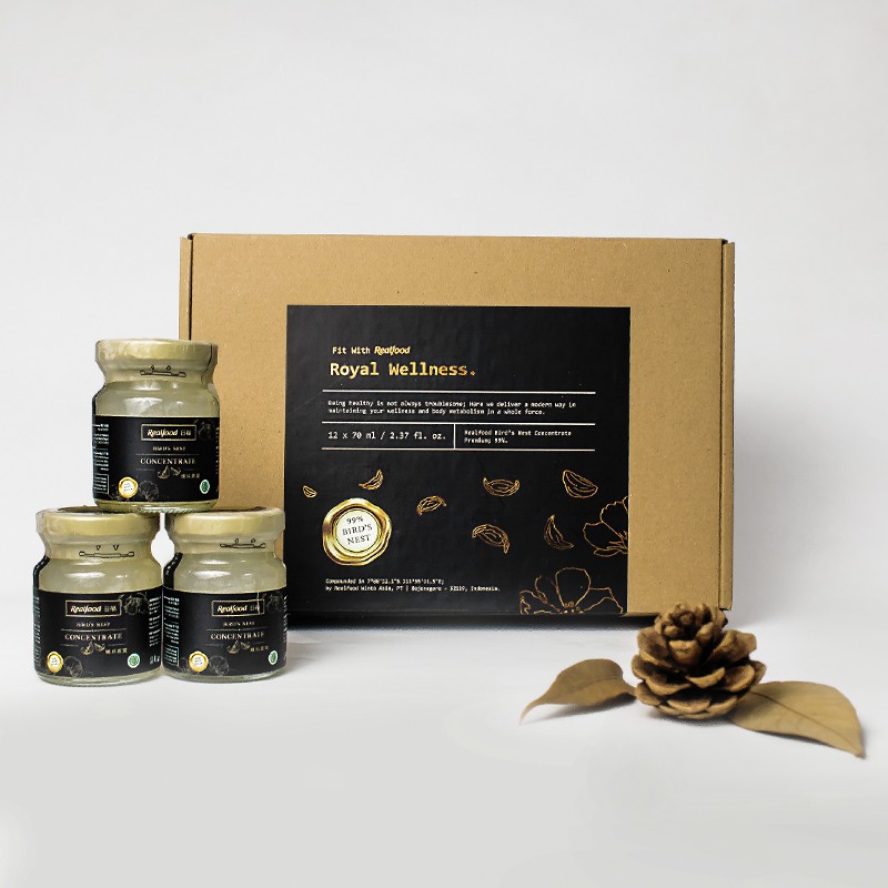 Jual Realfood bird nest program royal wellness isi 12 jar Shopee