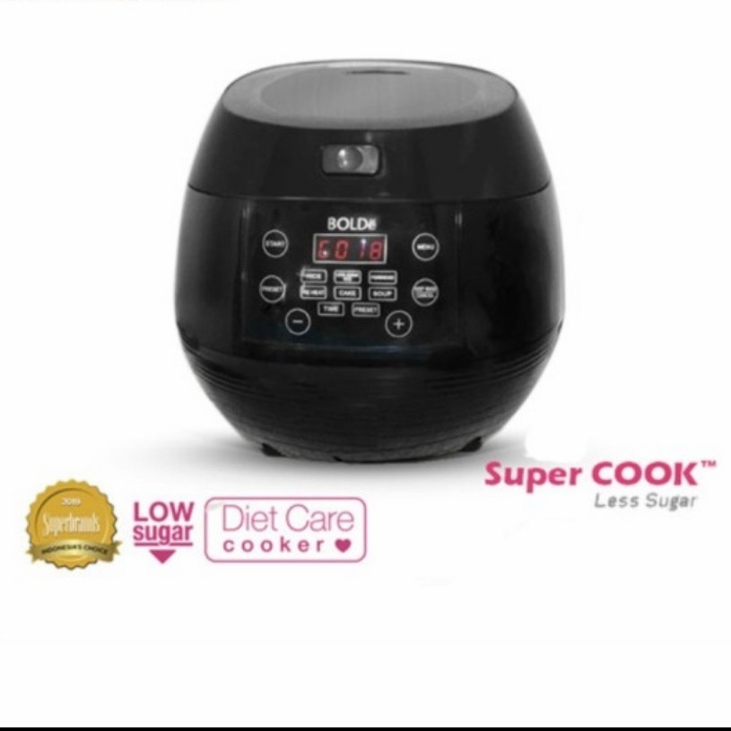 Jual BOLDe Super Cook Less Sugar Rice Cooker 1 L Shopee Indonesia