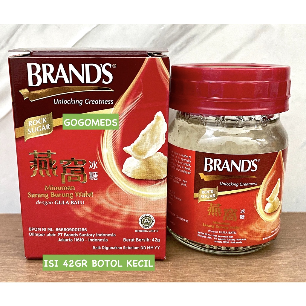 Jual BRANDS BIRD NEST WITH ROCK SUGAR ISI 42 GRAM 1 BOTOL SARANG BURUNG