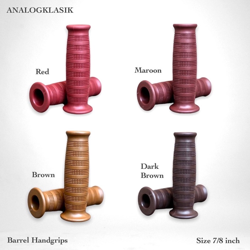 Jual Handgrip Motor Barrel Chopper Scrambler Vespa W175 XSR Vespa Royal