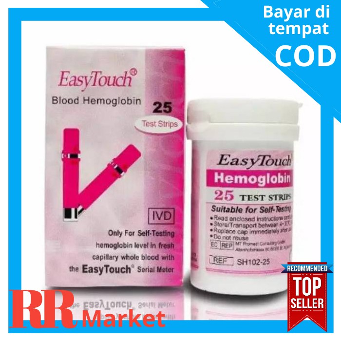 Jual Strip Easy Touch Hemoglobin Stik Stick Easytouch Hemogoblin