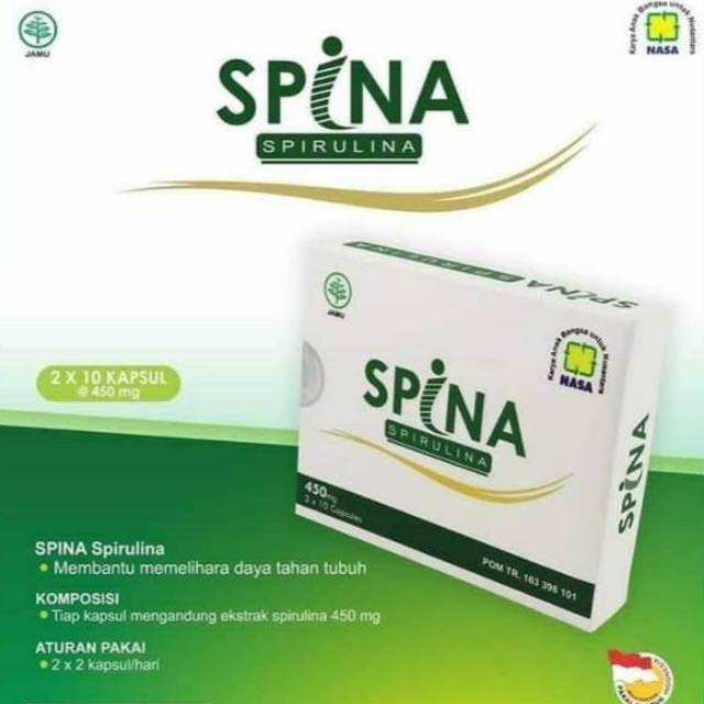 Jual Spina ( Spirulina Blister Isi 20 Kapsul ) Shopee Indonesia