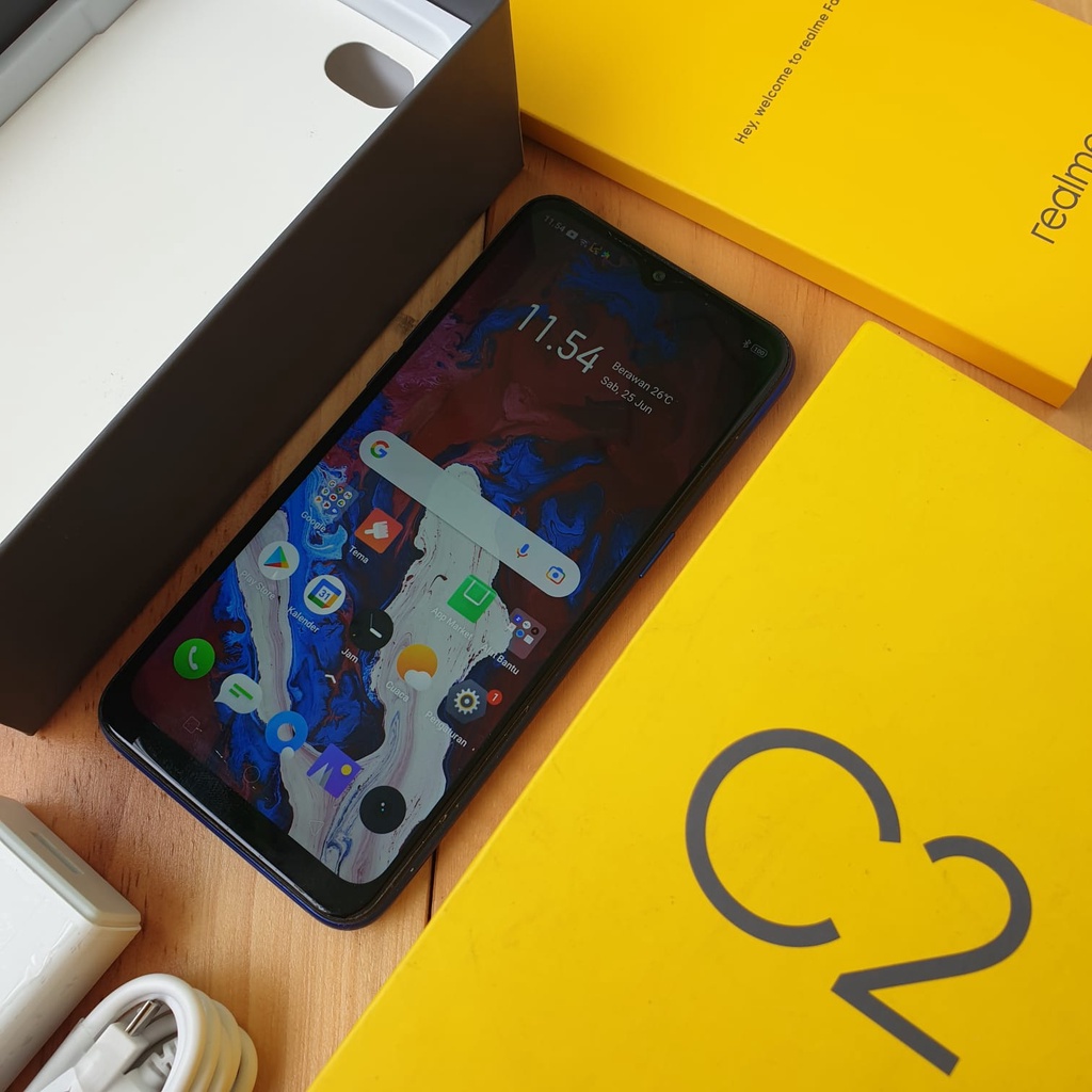 Jual REALME C2 SECOND 2/16GB 2/32GB 3/32GB HANDPHONE SECOND HP SEKEN HP