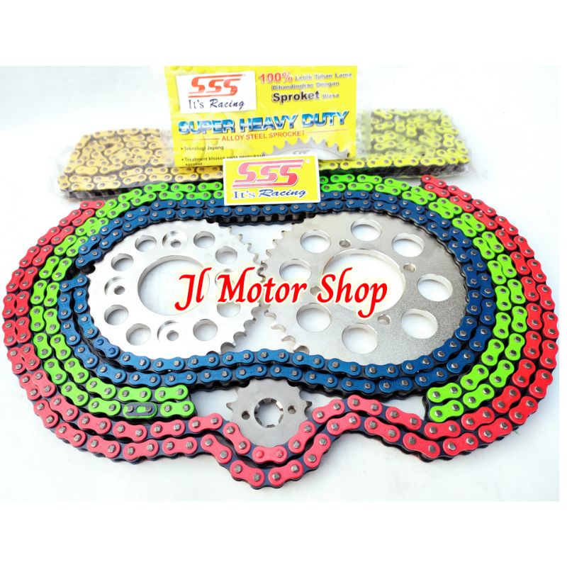 Jual Gir Gear Set GearSet SSS 428 Supra x 125 Karisma Blade New Revo