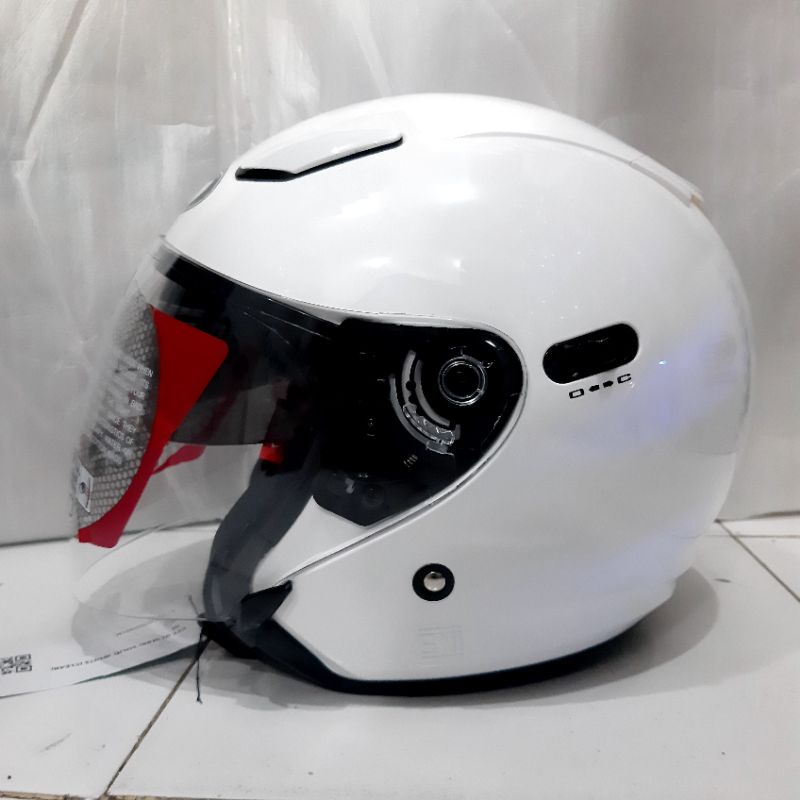 Jual HELM KYT DJ MAXI SOLID DOUBLE VISOR.HELM HALFFACE KYT Shopee