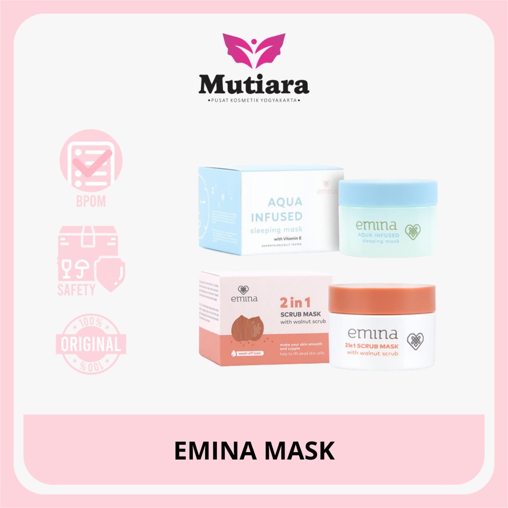 Jual EMINA SLEEPING/SCRUB MASK Shopee Indonesia