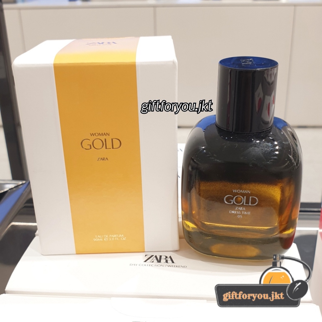 Jual Parfum Zara Woman Gold 90 ml EDP Parfum Wanita Woman Perfume