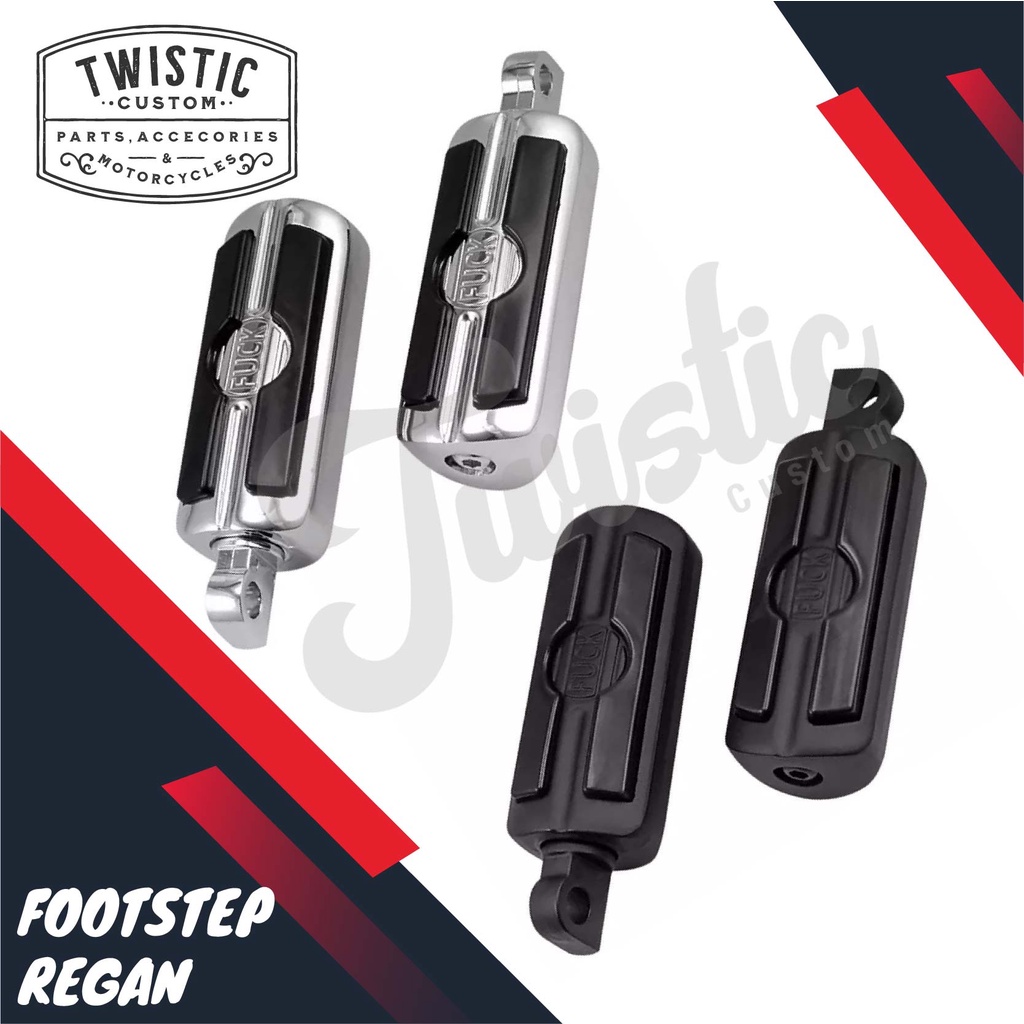 Jual Footstep Foot Rest Footrest Motor Regan Harley SM V16 Keeway Benelli Shopee Indonesia