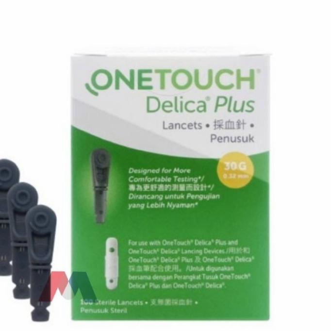Jual JARUM ULTRA DELICA PLUS BLOOD LANCET ONE TOUCH DELICA 30G