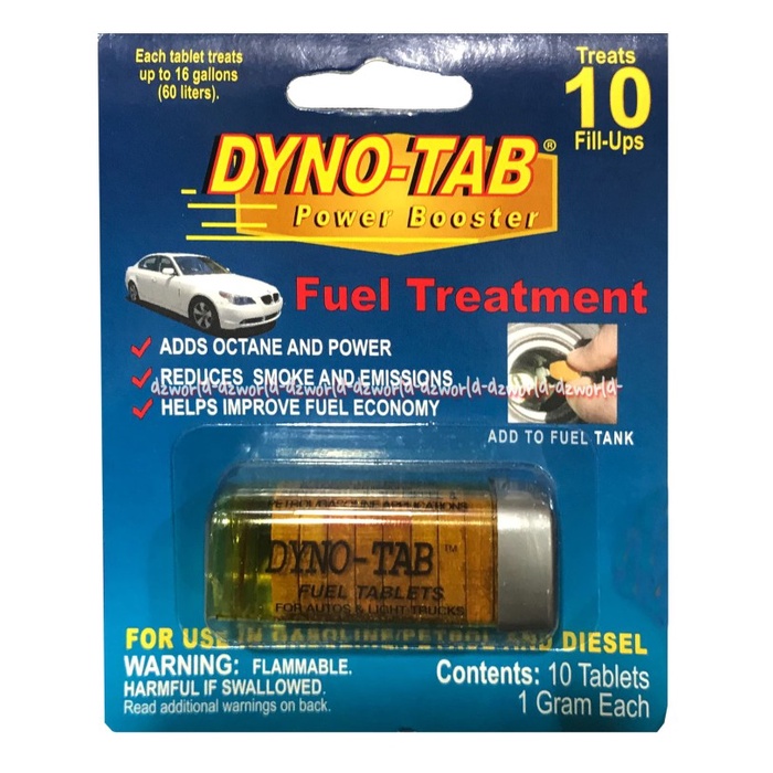 Jual Dynotab Fuel Treatment tablet penambah oktan bahan bakar Shopee