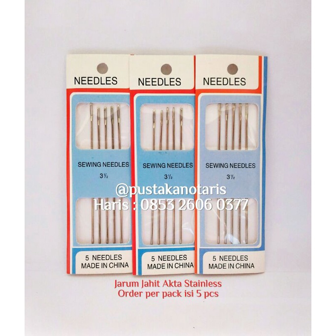 Jual Jarum Jahit Stainless Akta Notaris PPAT Untuk Kantor Notaris PPAT