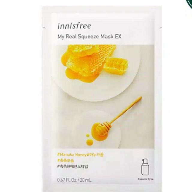 Jual Innisfree Sheet Mask My Real Squeeze Baca Disclaimer Masker