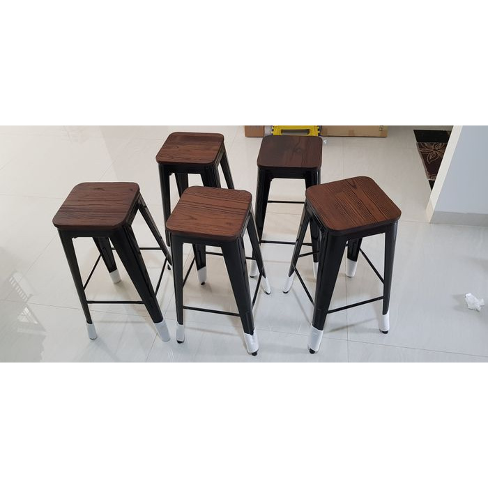 Jual Best Seller Barstool Oak Wood Topper/ Kursi Bar / Kursi Tinggi